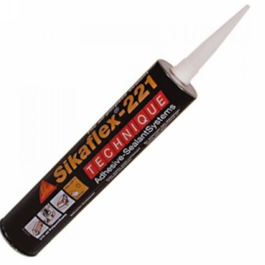 Sikaflex 221 Polyurethane Adhesive Sealant White 300ml Cartridge