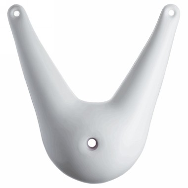 Anchor Marine Bow Fender - Bulbous Large with Central Line Attachment - White 0041