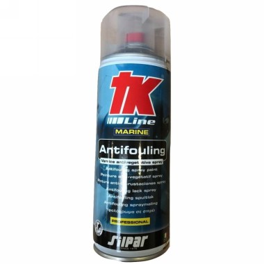 Silpar TK Antifouling Spray Paint - Black for Outboards and Sterndrives