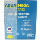 Clean Tabs Aqua Mega Tabs Water Purifying Tablets Pack of 20 225L