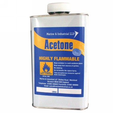 Marine And Industrial Acetone Cleaning Solvent Litre For Glass Fibre