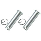 Proboat Stainless Steel Clevis Pins and Split Rings 5mm x 25mm - Pack of 2