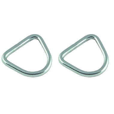 Proboat Stainless Steel D Ring 5mm x 25mm - Pack 2