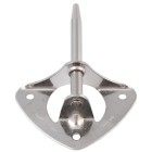 Allen Brothers Stainless Steel Triangle Transom Pintle