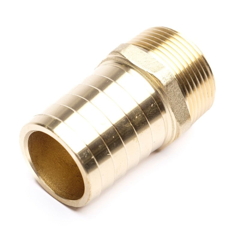 Aquafax DZR Hose Connector Straight Unequal 1 1/4 BSP to 38mm Hose