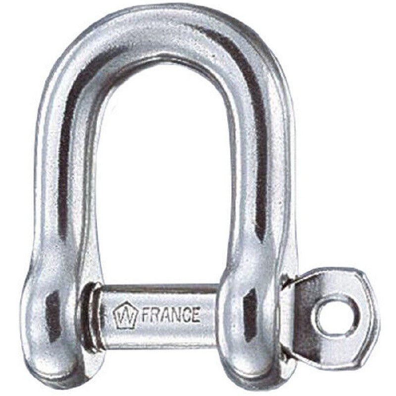 Wichard Captive Pin Long D Shackle - Diameter 5mm - 3/16