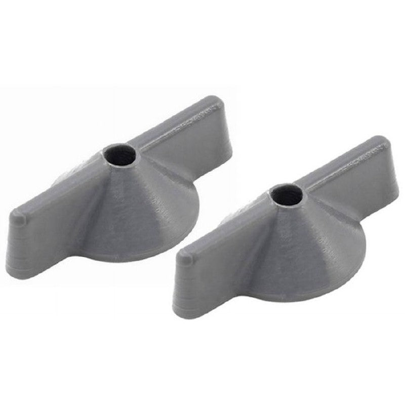 Allen Small Self-Tapping Wing Nut - Acetal 2mm Hole Pack 2 - A129