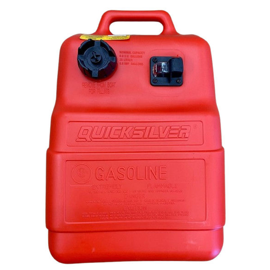 Quicksilver Portable Fuel Tank 25 Litre Premium - With Gauge