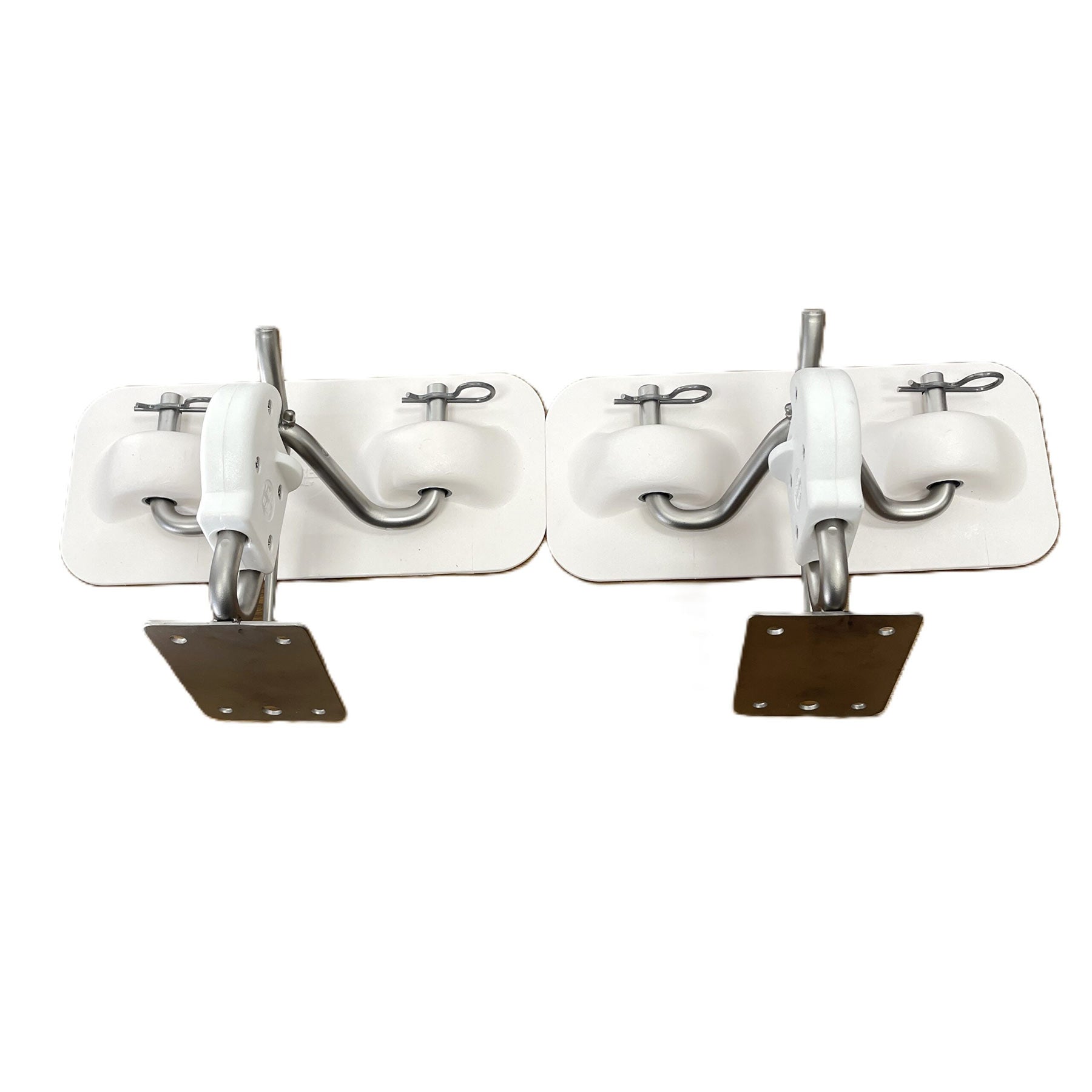 IBS Easy Lift Snap Davit Kit for PVC Transom Mount White Pads