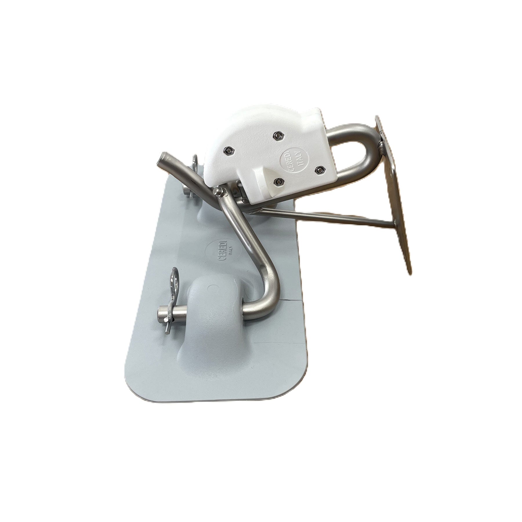 IBS Easy Lift Snap Davit Kit for Hypalon Boats Transom Mount Grey