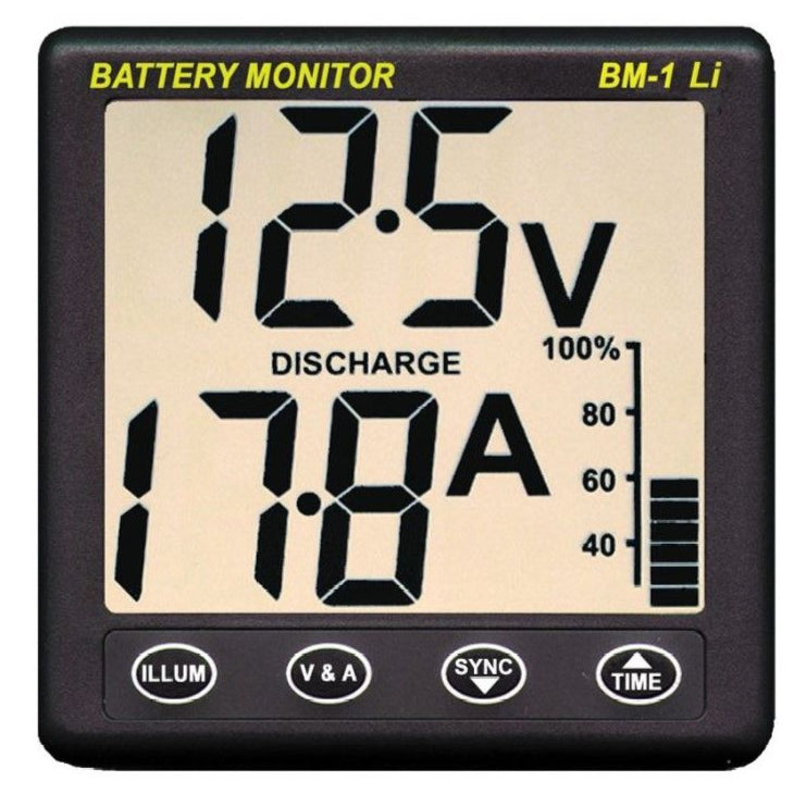 Nasa Marine Clipper BM-1 Lithium (LifePO4) Battery Monitor