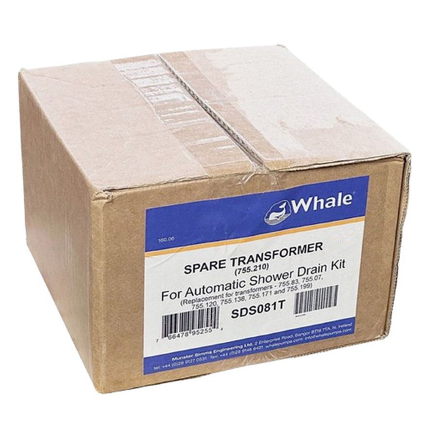 Whale SDP081T Gulper Mains Transformer 230VAC - 24v 5AMP 755.210