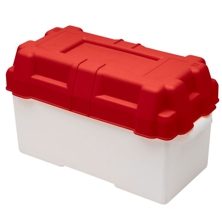 Waveline Large Battery Box Caravan Boat with Strap 270 x 200 x 410mm