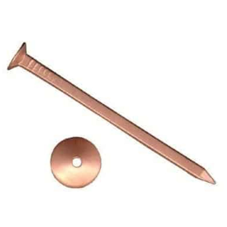 Holt Copper Countersunk Nails & Roves 14 x 1 Pack of 20