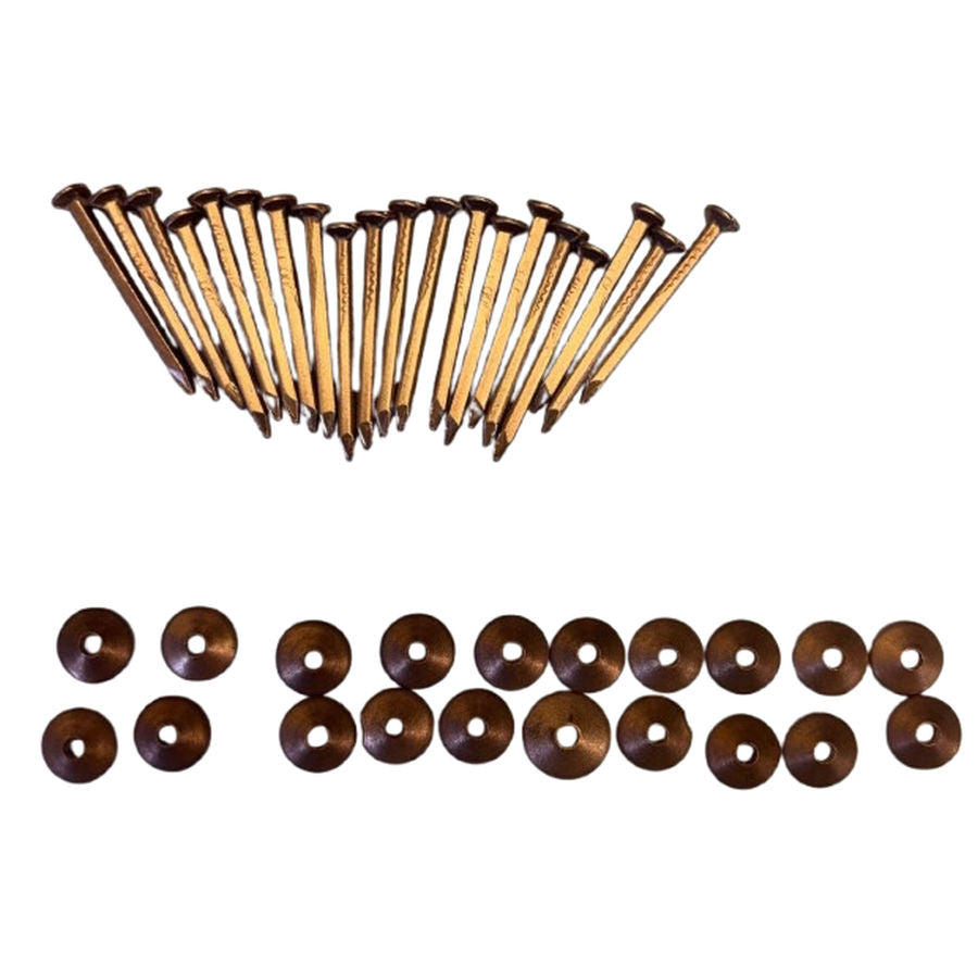 Holt Copper Countersunk Nails & Roves 14 x 1 Pack of 20