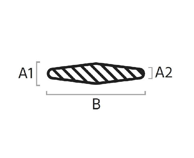 Osculati Sail Batten 30mm x 3mm - 2 Metre Length