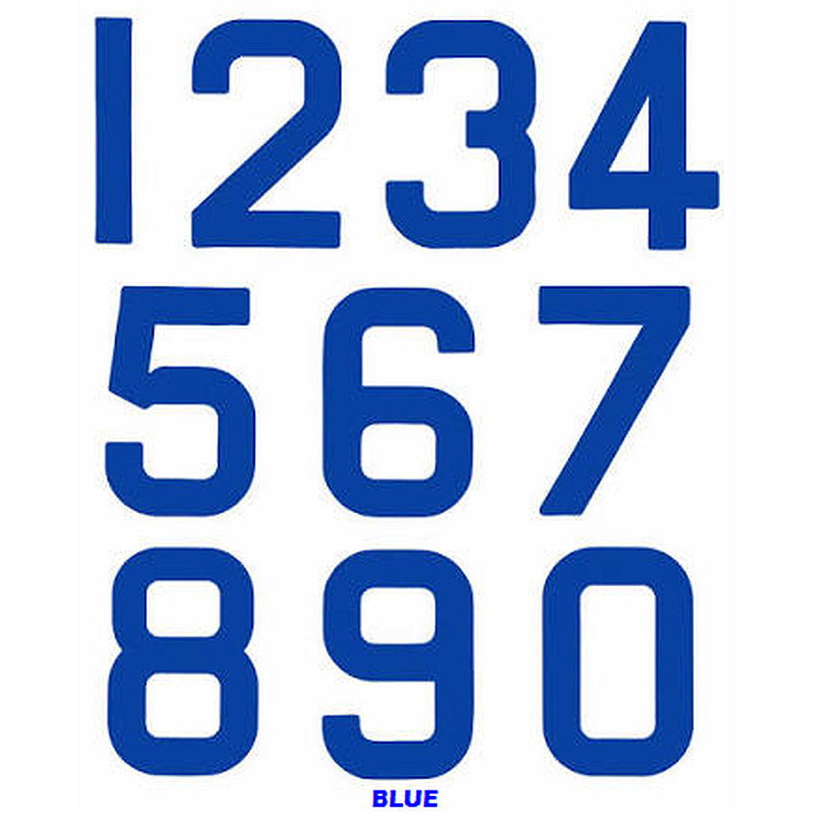 Bainbridge Sail Numbers Blue 300mm