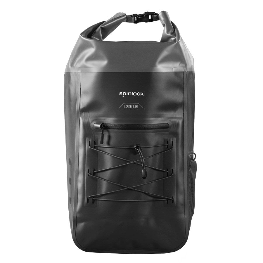 Spinlock Explorer 35L Waterproof Roll Top Bag Black Graphite