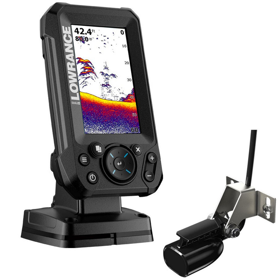 Lowrance Eagle 4x Fishfinder with Bullet Skimmer Transducer