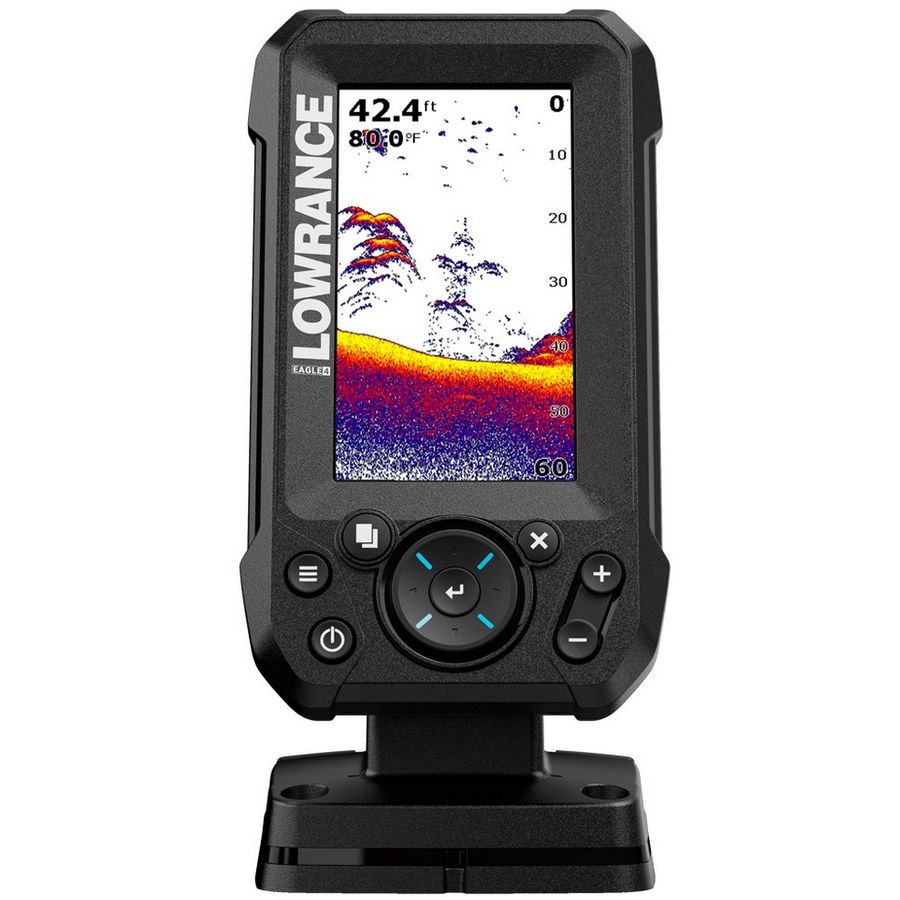 Lowrance Eagle 4x Fishfinder with Bullet Skimmer Transducer