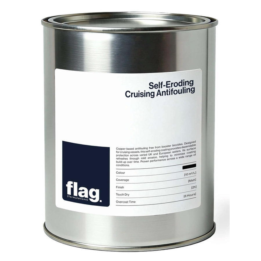 Flag Self-Eroding Cruising Antifouling Paint 2.5L - Black