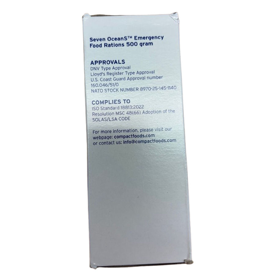 Ocean Safety Seven Oceans SOS Emergency Food Ration 500g