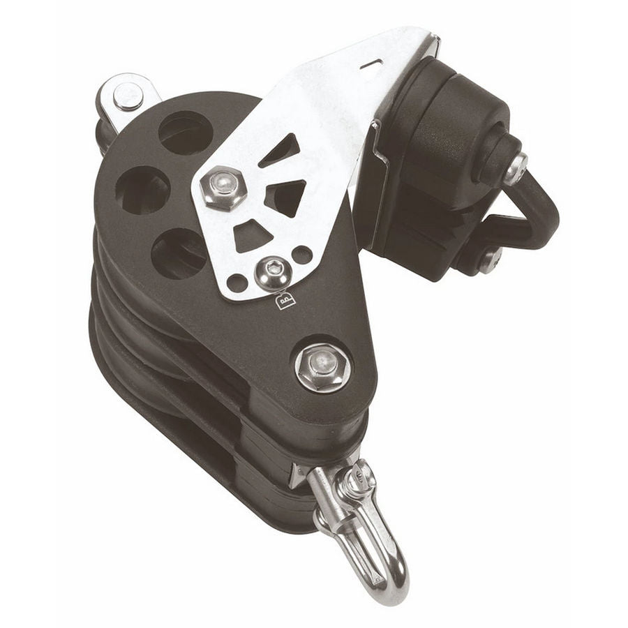 Barton Size 7 Plain Block Triple Swivel Becket Cam Cleat N07931
