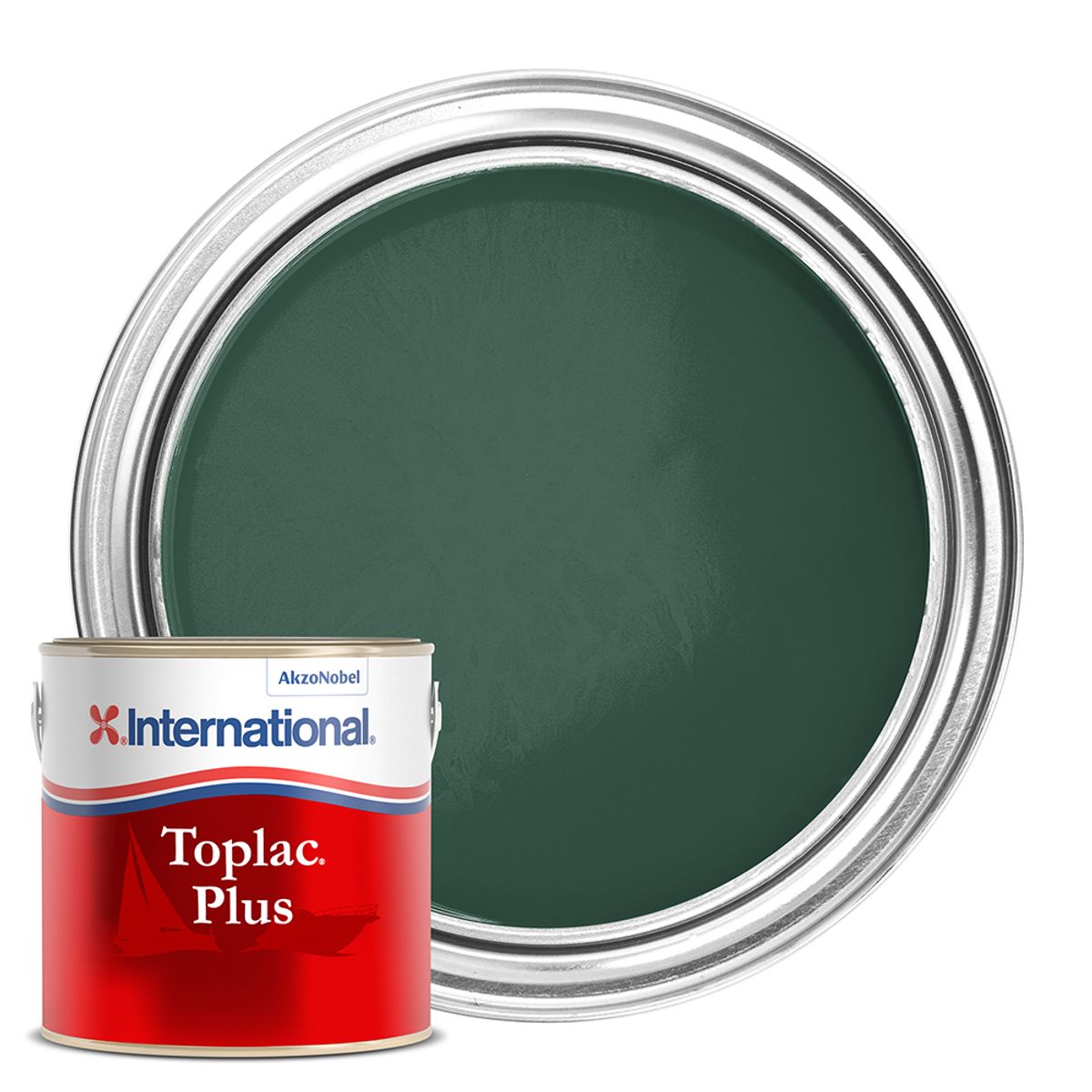 International Toplac Plus High Gloss Paint Donegal Green 750ml