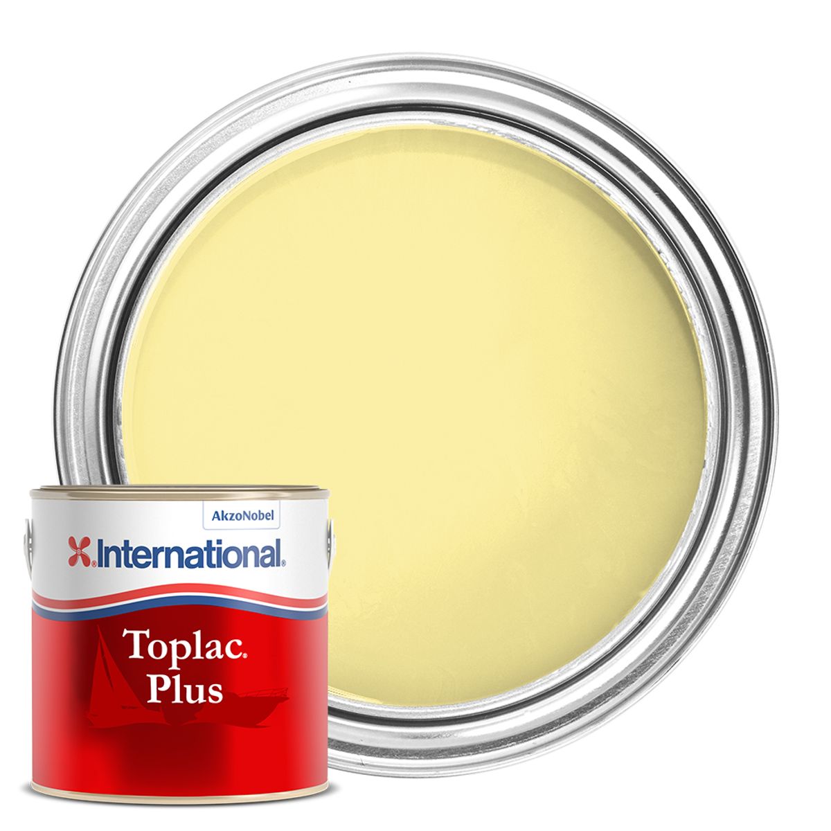 International Toplac Plus High Gloss Paint Cream 750ml