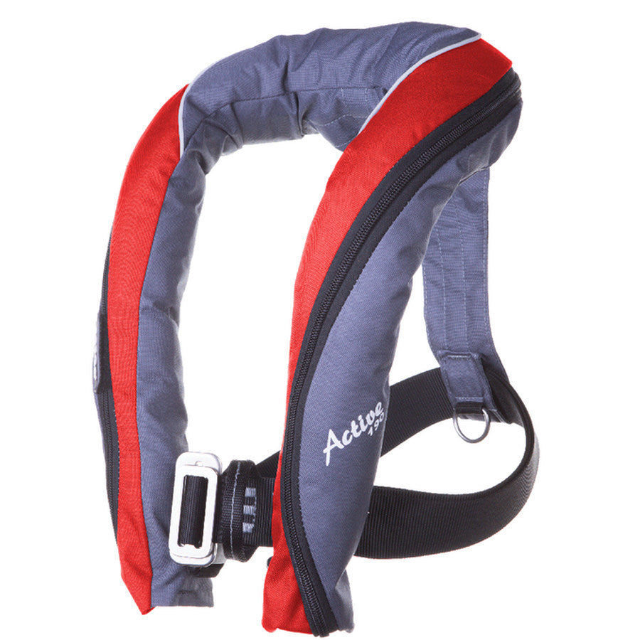 Seago Active Plus 190 Automatic & Harness Lifejacket Red/Carbon