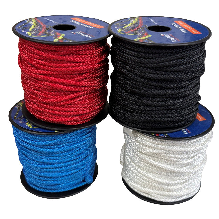 Kingfisher Yacht Ropes 2mm x 25m Approx Mini Spool Assorted Colours 1 reel only