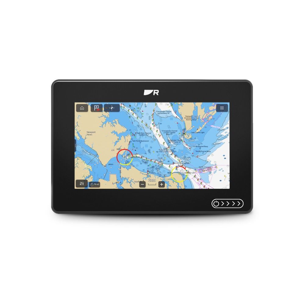 Raymarine Axiom 2 - 7RV Chartplotter with Sonar & Lighthouse Western Europe Chart