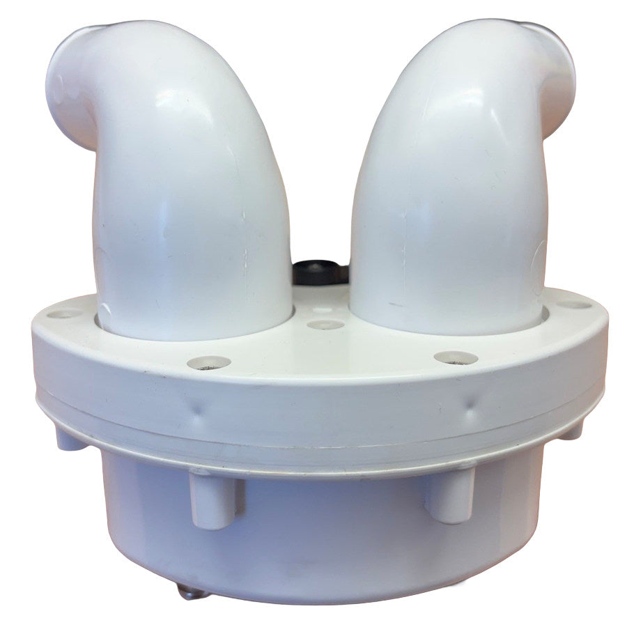 RM69 Toilet 2 Way Diverter Split Valve 90 Degee Elbows - 802