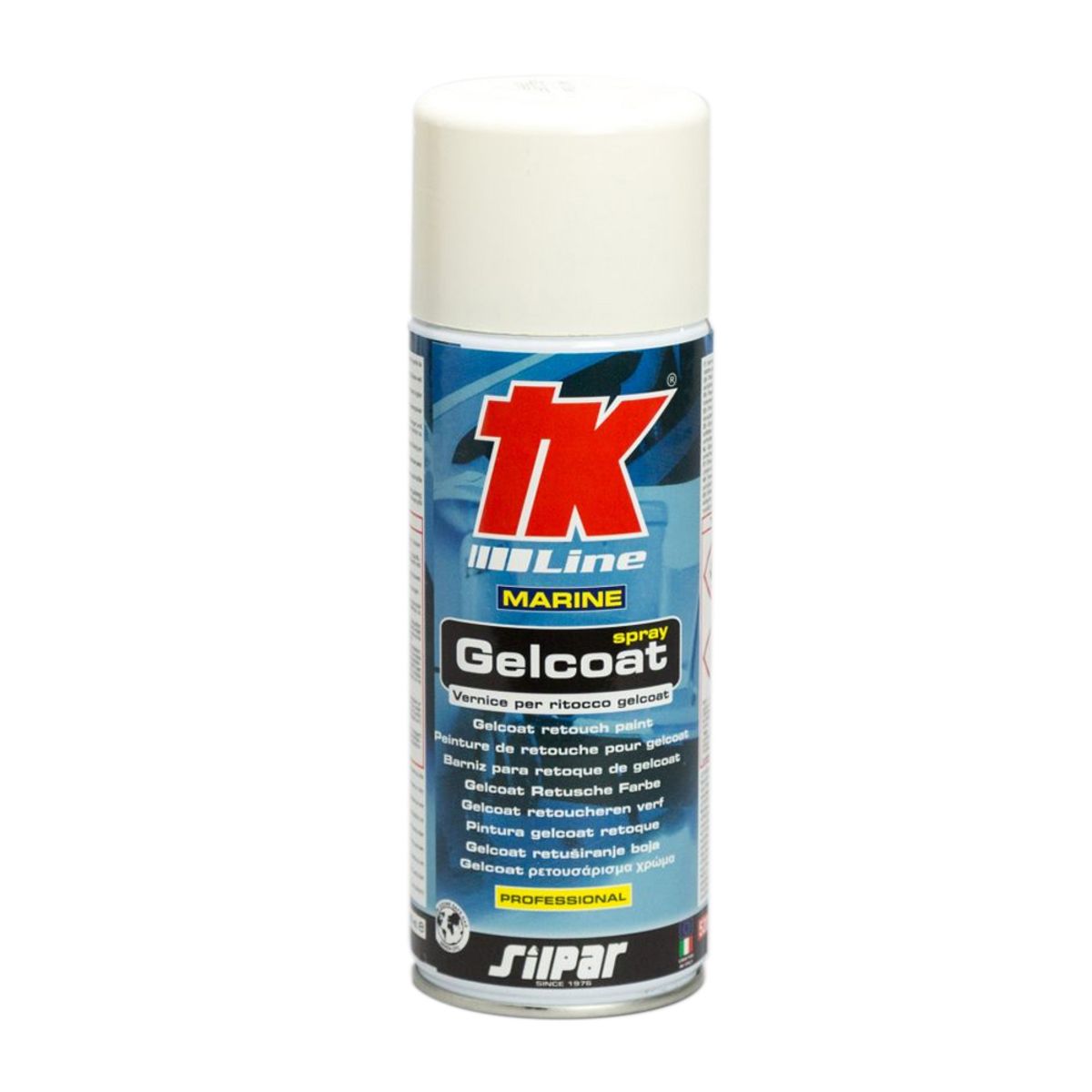 Silpar TK Gelcoat Spray Pure White 400ml