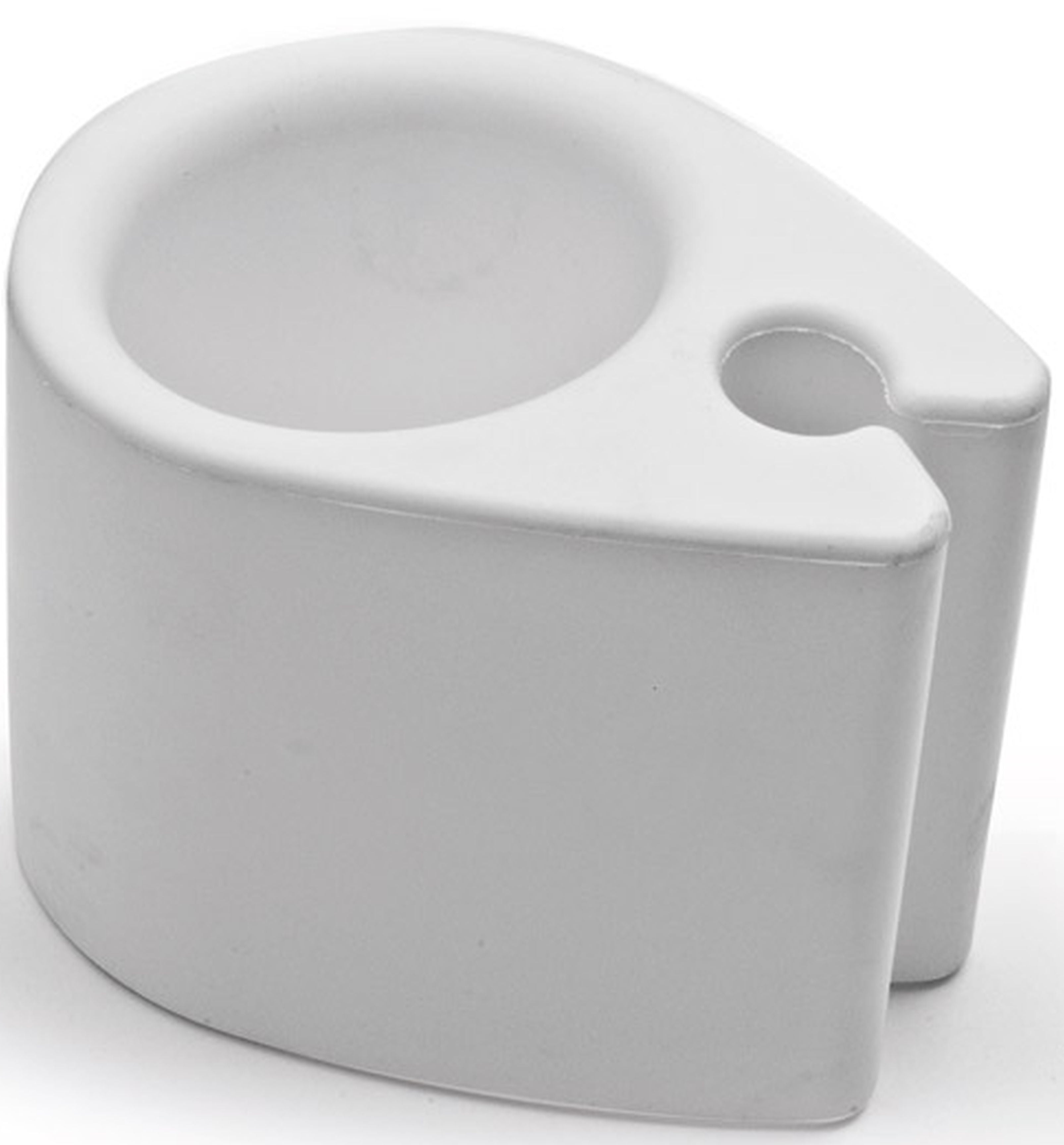 Ocean Tube Mount Clip-On Drinks Holder - White