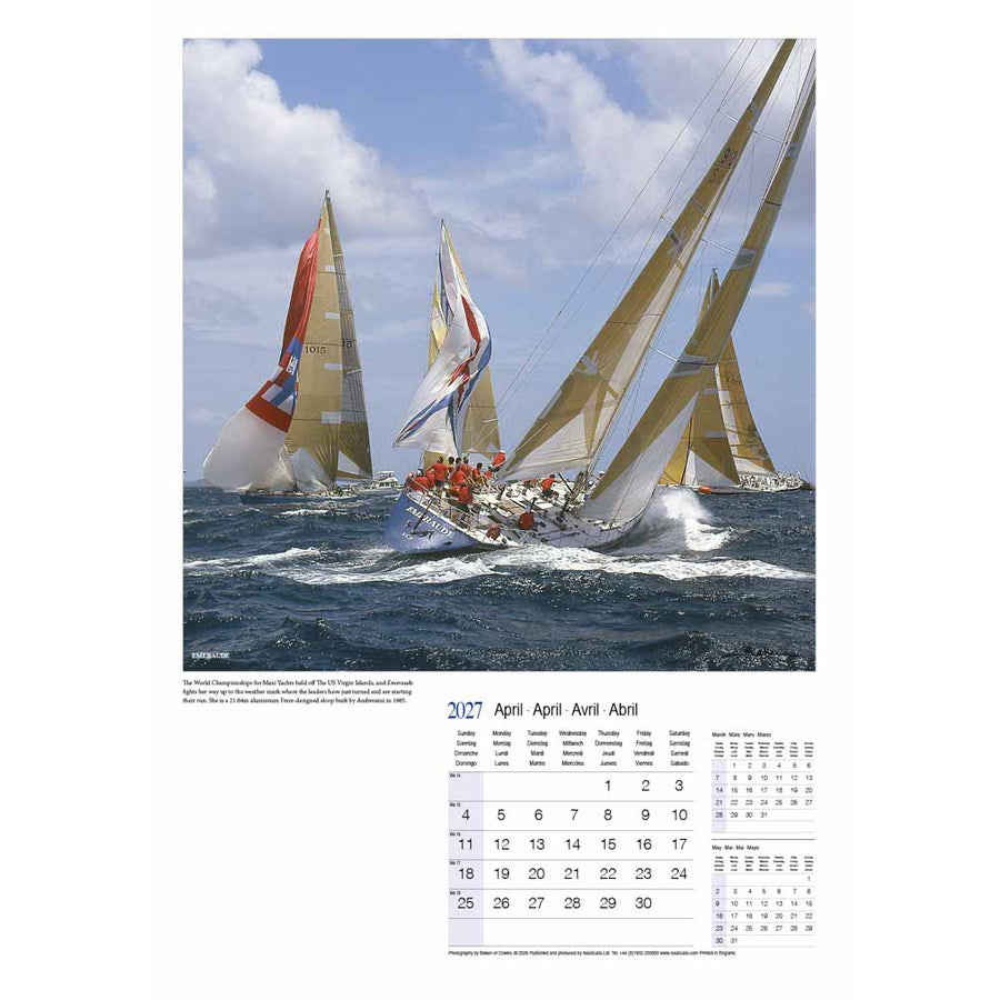 Beken of Cowes 2027 Yachting Calendar A2 Size