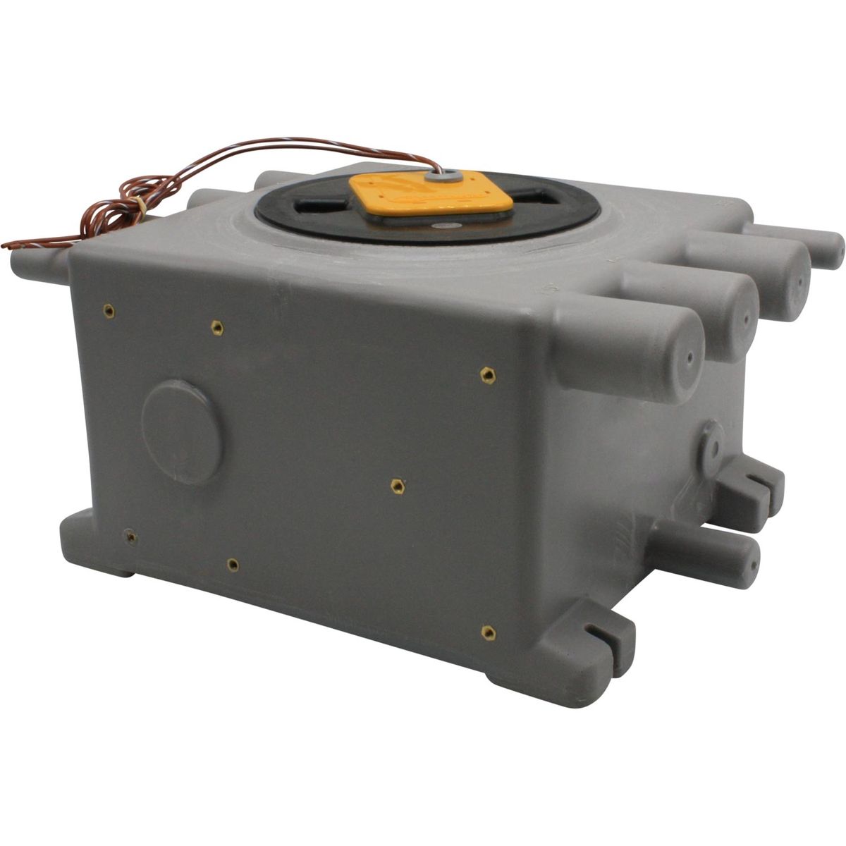Whale Grey Waste Tank 16 ltr with 1 Switch 12v 24v GT1610B