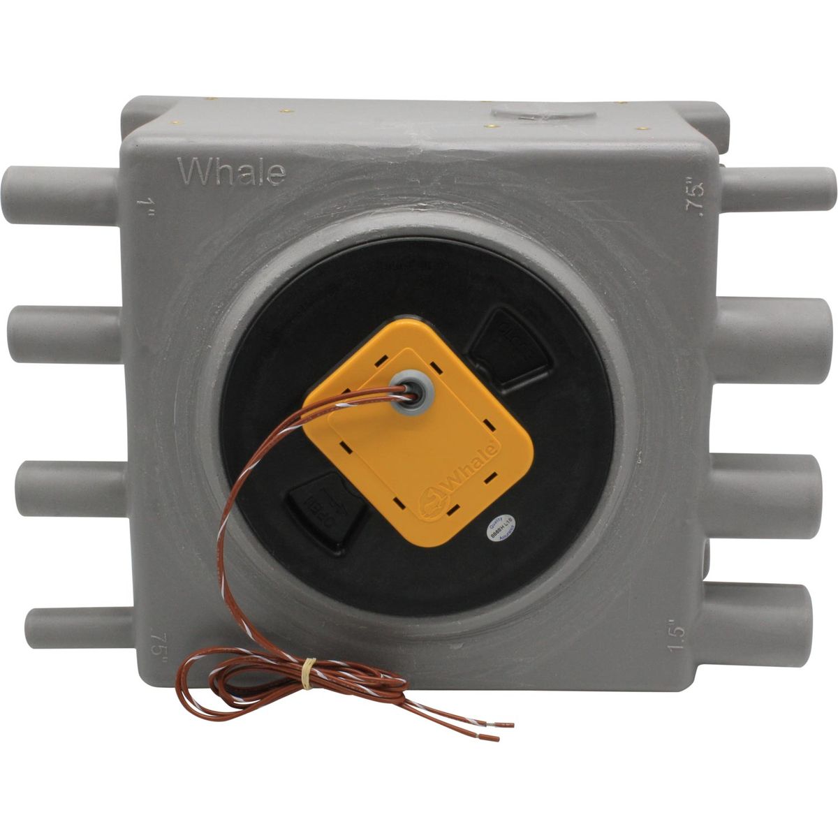 Whale Grey Waste Tank 16 ltr with 1 Switch 12v 24v GT1610B