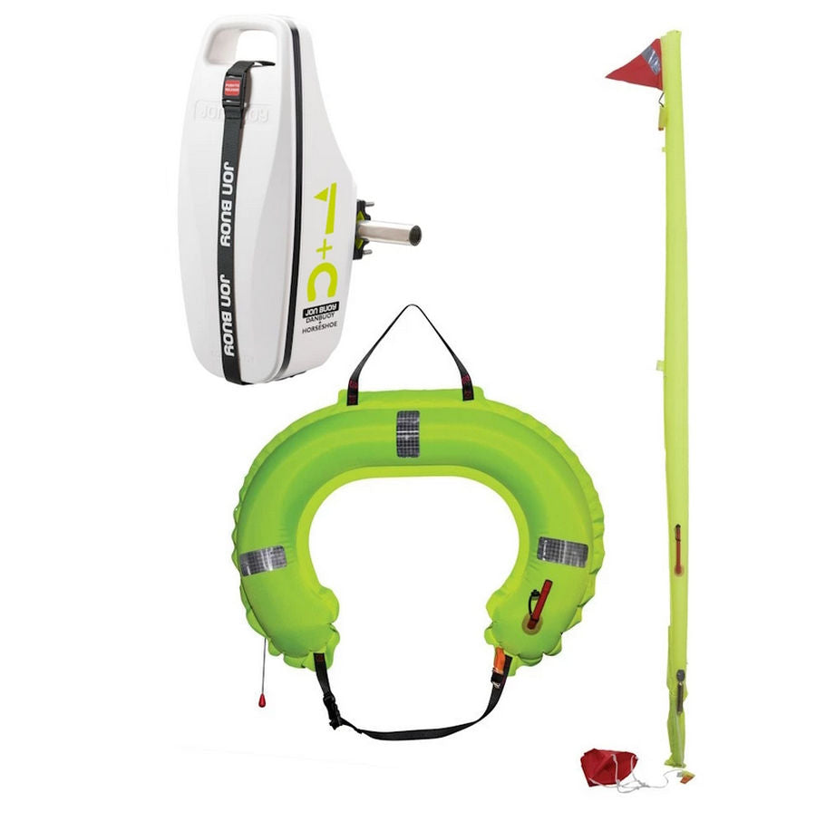 Ocean Safety Jon Buoy Danbuoy & Horseshoe Combination Hard White Case
