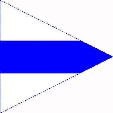 Meridian Zero 3rd Substitute Pennant Flag 58 x 26cm