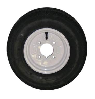 Maypole Trailer Wheel 400 x 8 Tyre 4 Ply PCD 4 Inches