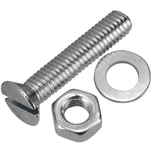 M5 x 20mm S/S Slotted Countersunk Machine Screws Stainless Steel Domed Head 10Pk 