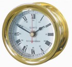 Meridian Zero Capstan Solid Brass Clock 4inch