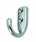 Waveline Clothes Hook Stainless Steel 41x50x18mm