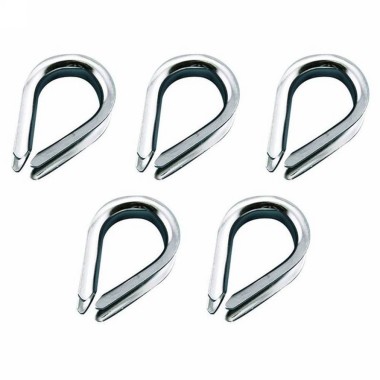 Proboat Stainless Steel Thimbles 2mm - Pack 5