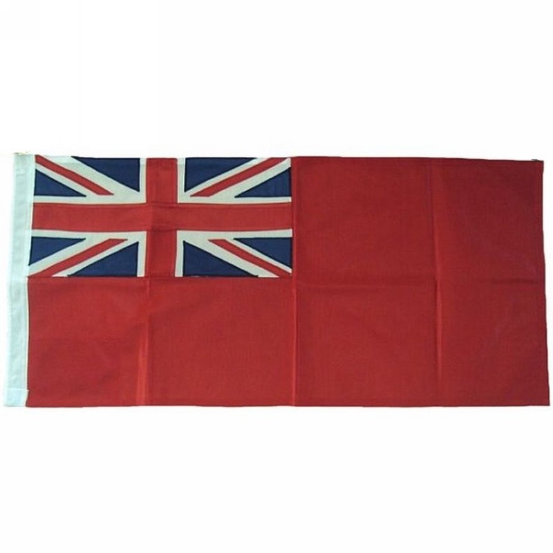 RED ENSIGN QUALITY FLAG BRITISH RED PRINTED 3/4 YARD BOATING SAILING YACHT 