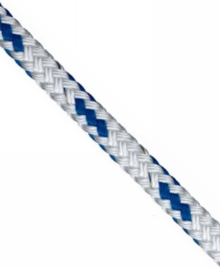 Liros Braid-On-Braid 16 Platt Polyester Rope 6mm Blue
