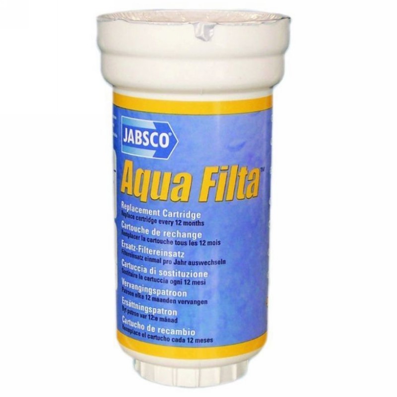 JABSCO Carbon Wasserfilter AQUA-FILTA Wasserfilter Aktivkohlefilter KOMPLETT 