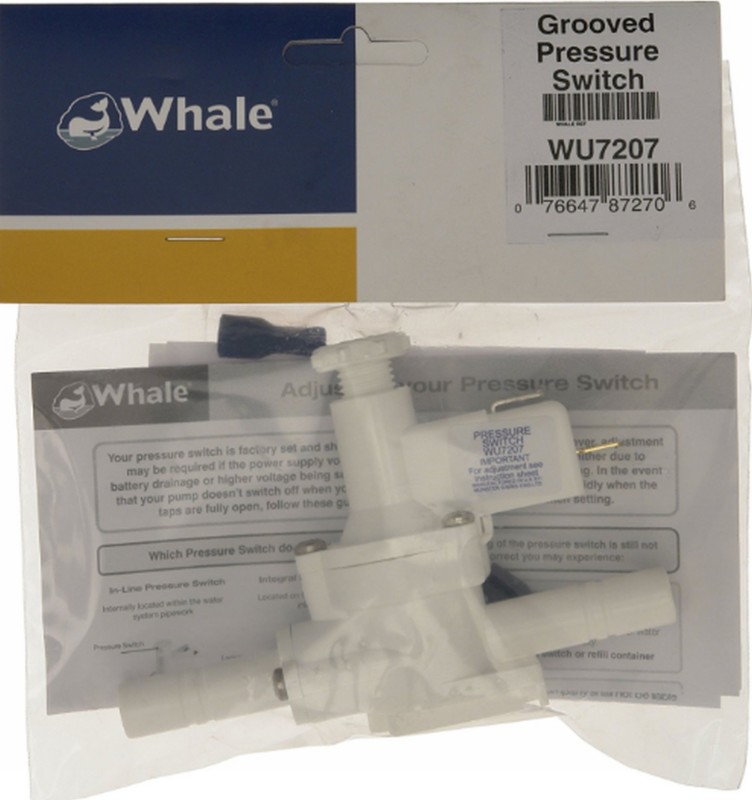 Verstellbar WU7207 Whale Inline Druckschalter 