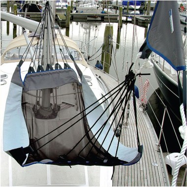 Blue Performance Hammock with Forestay Suspension